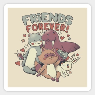Best Friends Forever by Tobe Fonseca Magnet